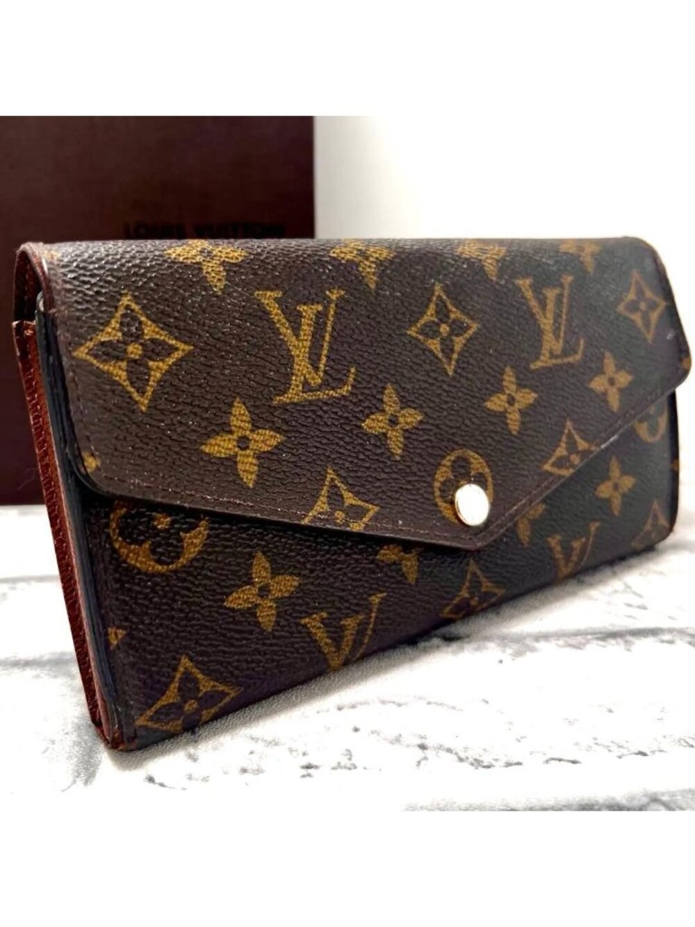 Louis Vuitton Monogram Portefeuille Sarah Wallet